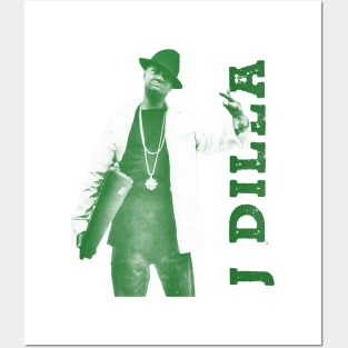 dilla // green solid style Posters and Art